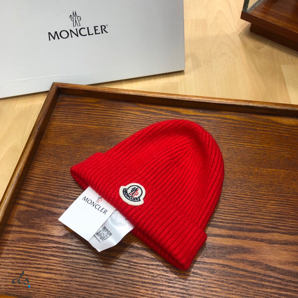Moncler Wool Beanie Red (4)
