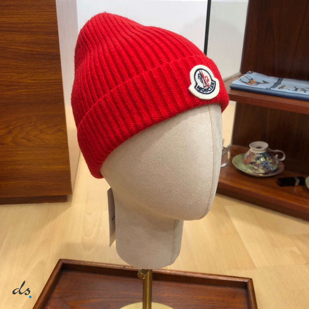 Moncler Wool Beanie Red (2)