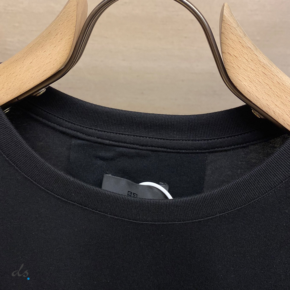 GIVENCHY slim fit t-shirt with tag effect (4)