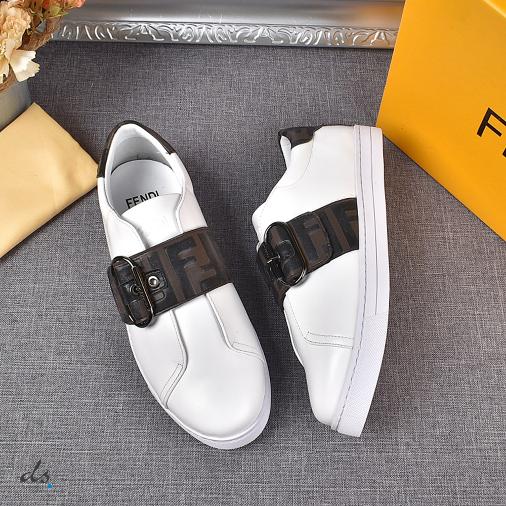 Fendi Signature White leather sneakers (1)