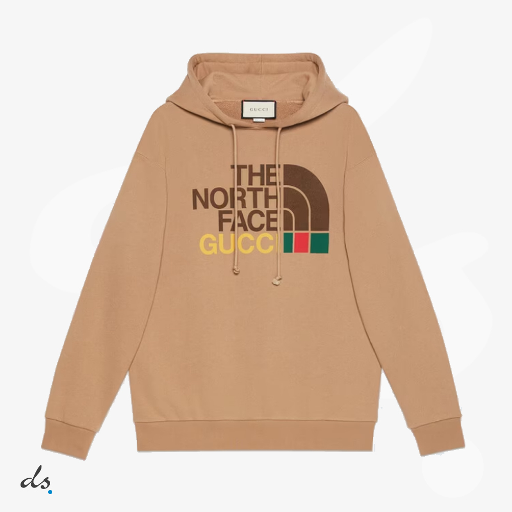 The North Face x Gucci cotton sweatshirt Brown (1)