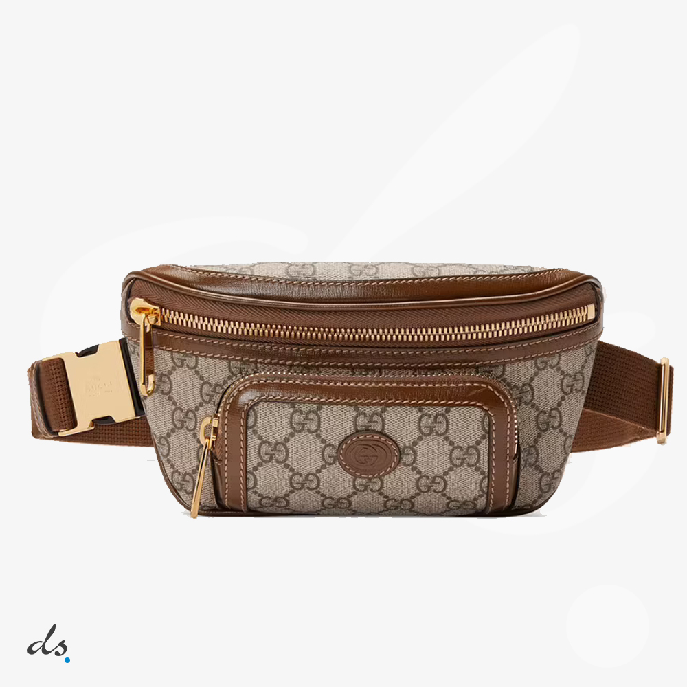 Gucci Belt bag with Interlocking G Cream (1)