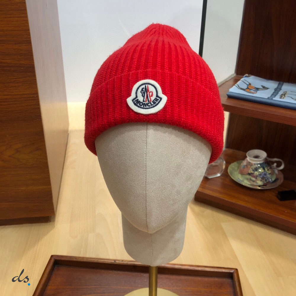 Moncler Wool Beanie Red (3)