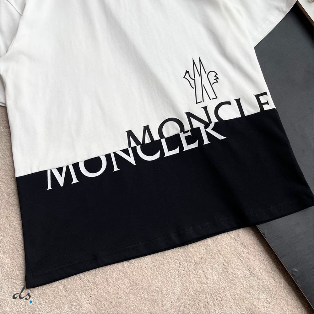 Moncler Large Lettering T-Shirt White (5)