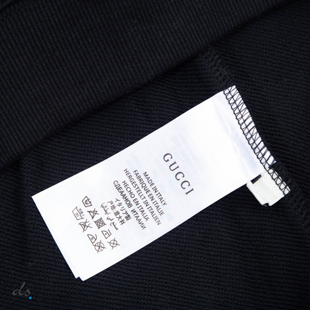 GUCCI Oversize sweatshirt with Gucci logo Black (7)