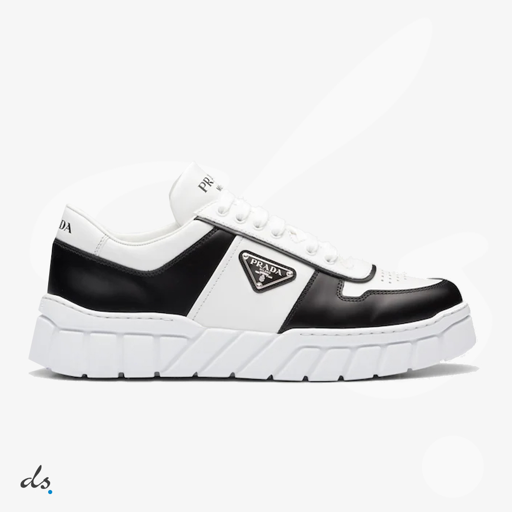 PARADA Leather sneakers White and Black (1)