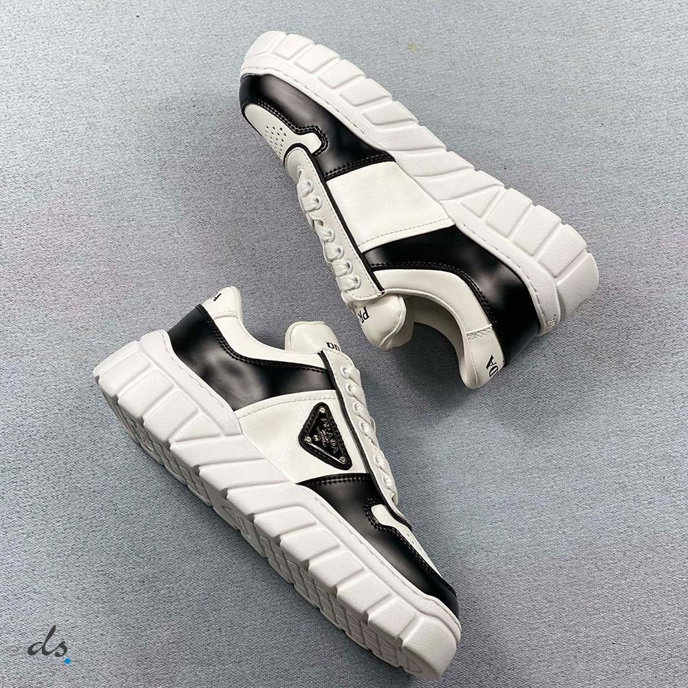 PARADA Leather sneakers White and Black (5)