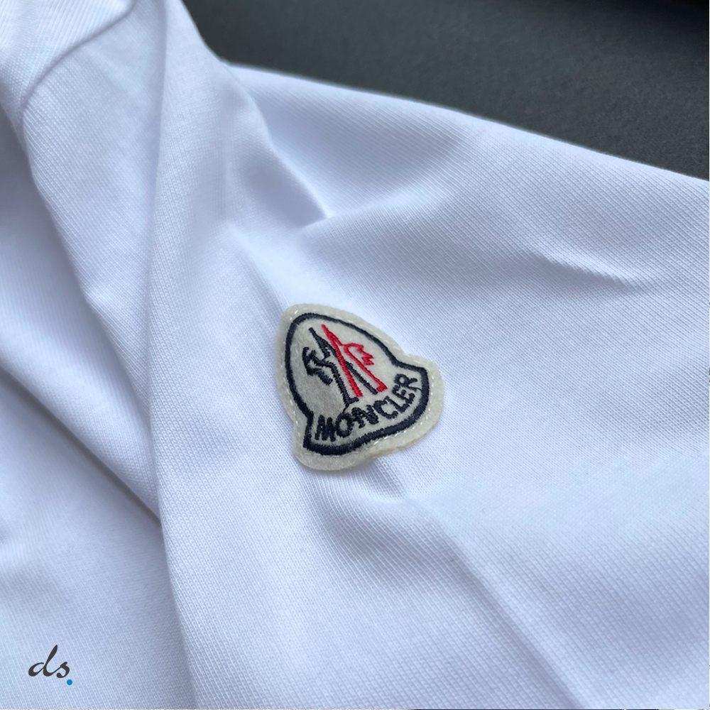 Moncler Logo short Sleeve T-Shirt White (4)
