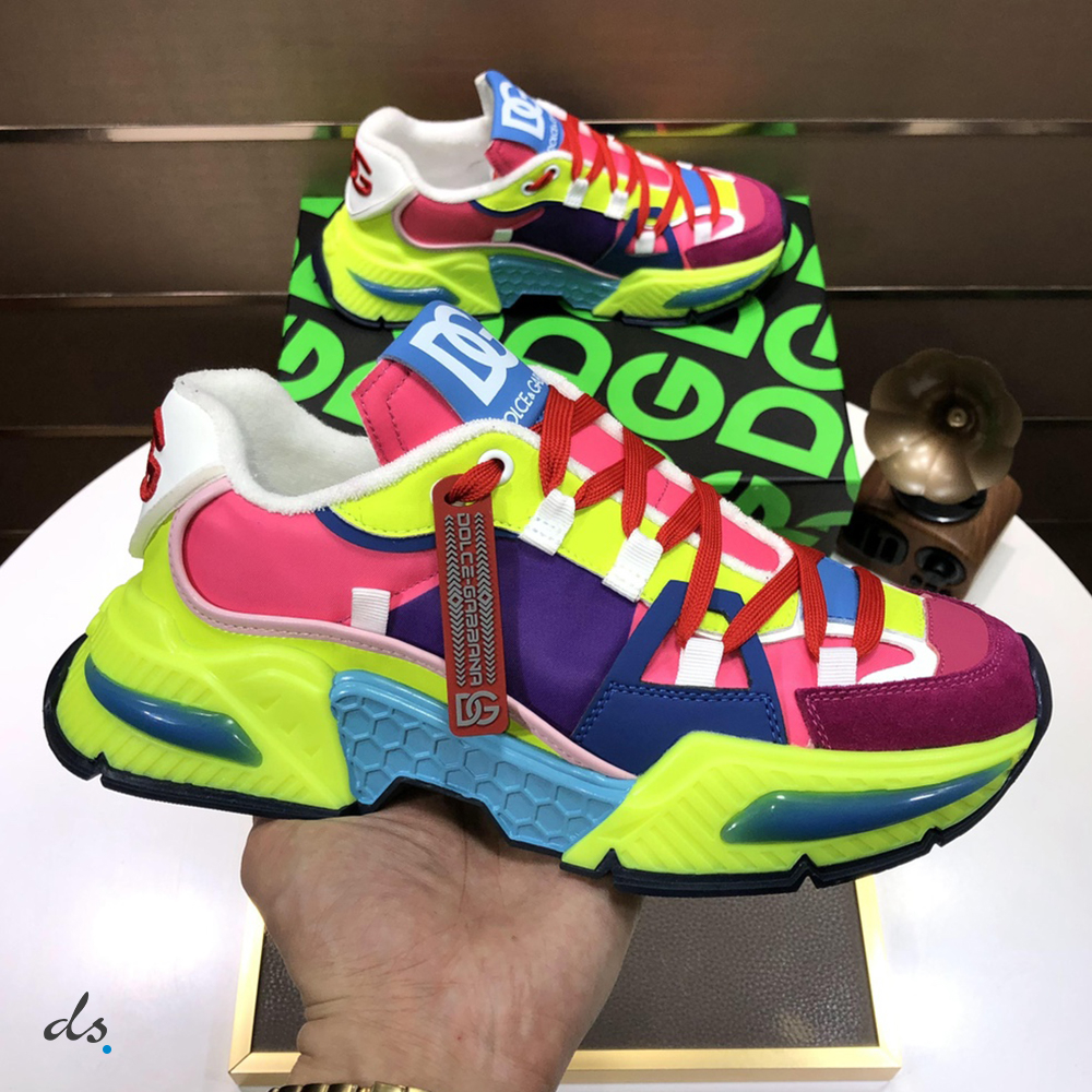 Dolce & Gabbana D&G Mixed-material Airmaster sneakers Multicolor (2)