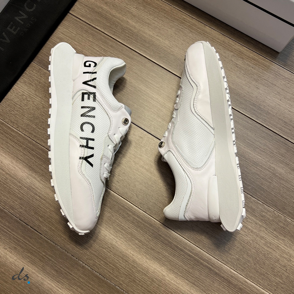 GIVENCHY GIV Runner sneakers in perforated leather White (4)