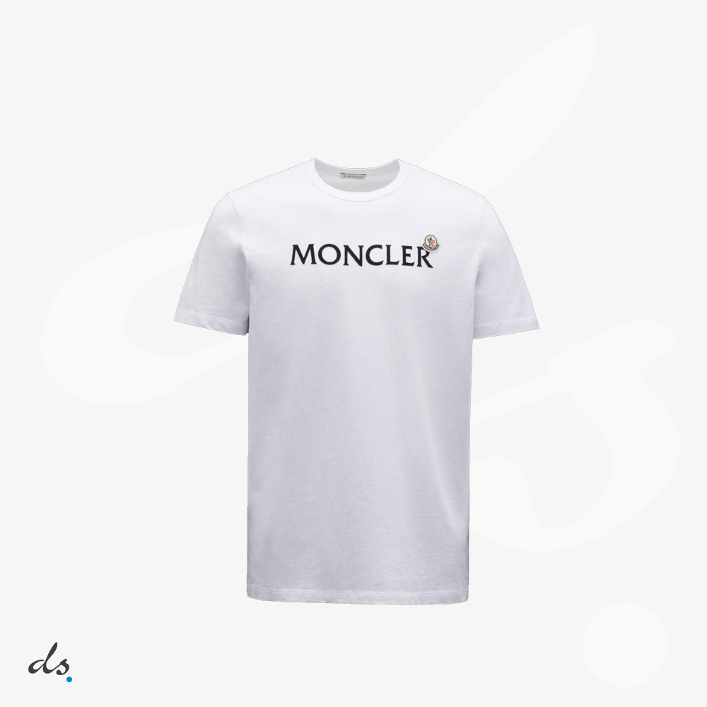 amizing offer Moncler Lettering Graphic T-Shirt White