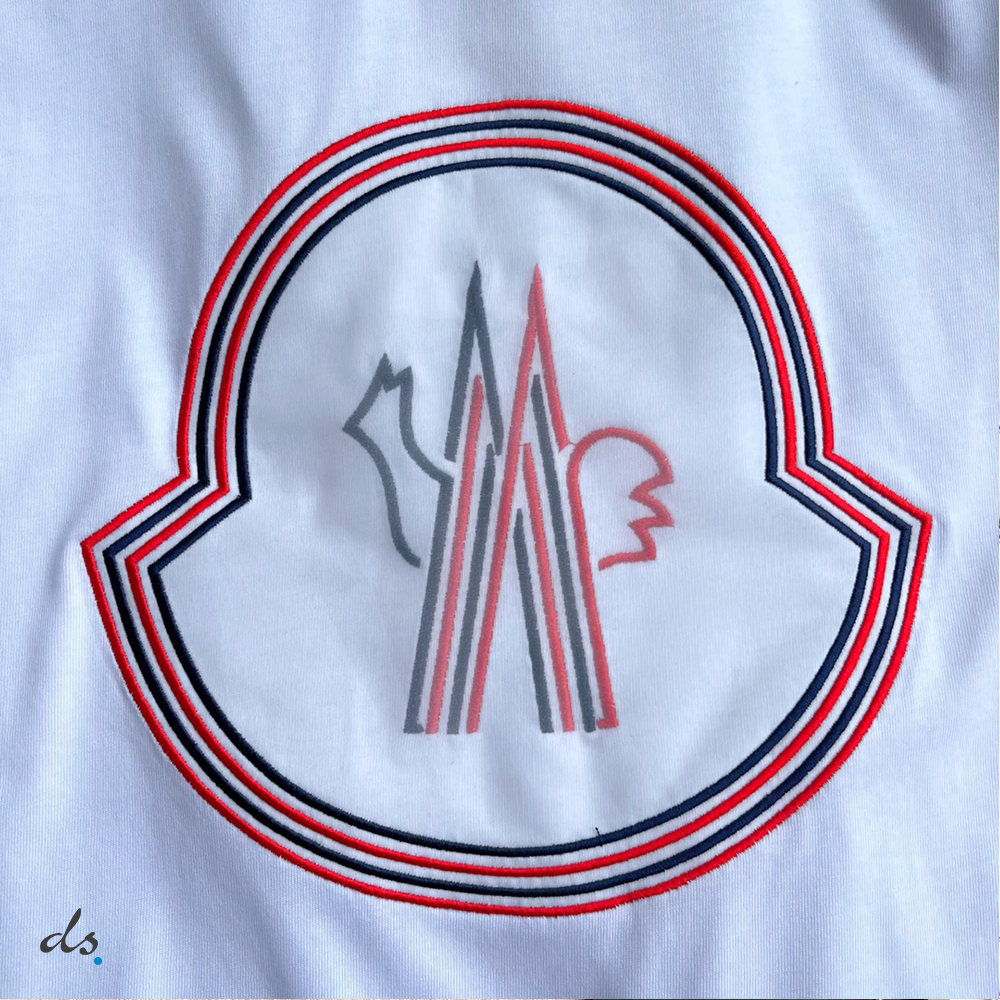 Moncler Logo short Sleeve T-Shirt White (6)