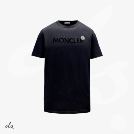 Moncler Lettering Graphic T-Shirt Night Blue